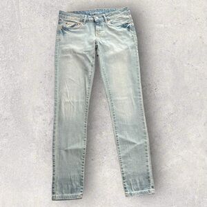 Aeropostale Blue Skinny Jeans Vintage-Inspired